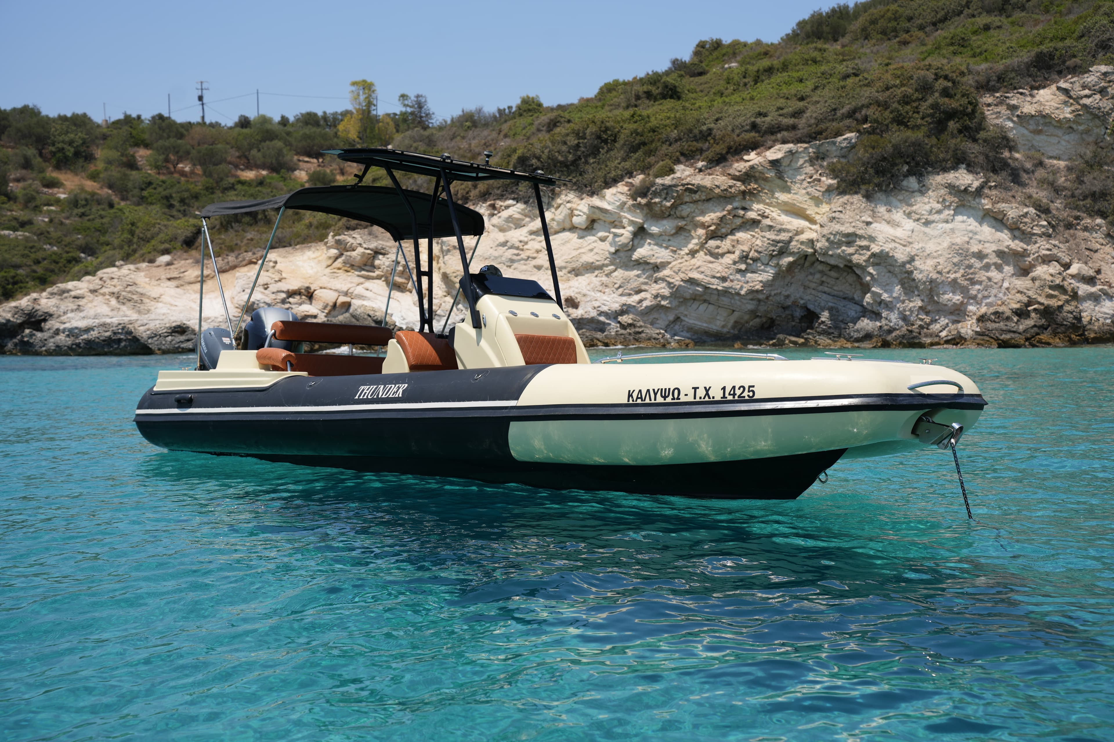 RIB boat rental Chania